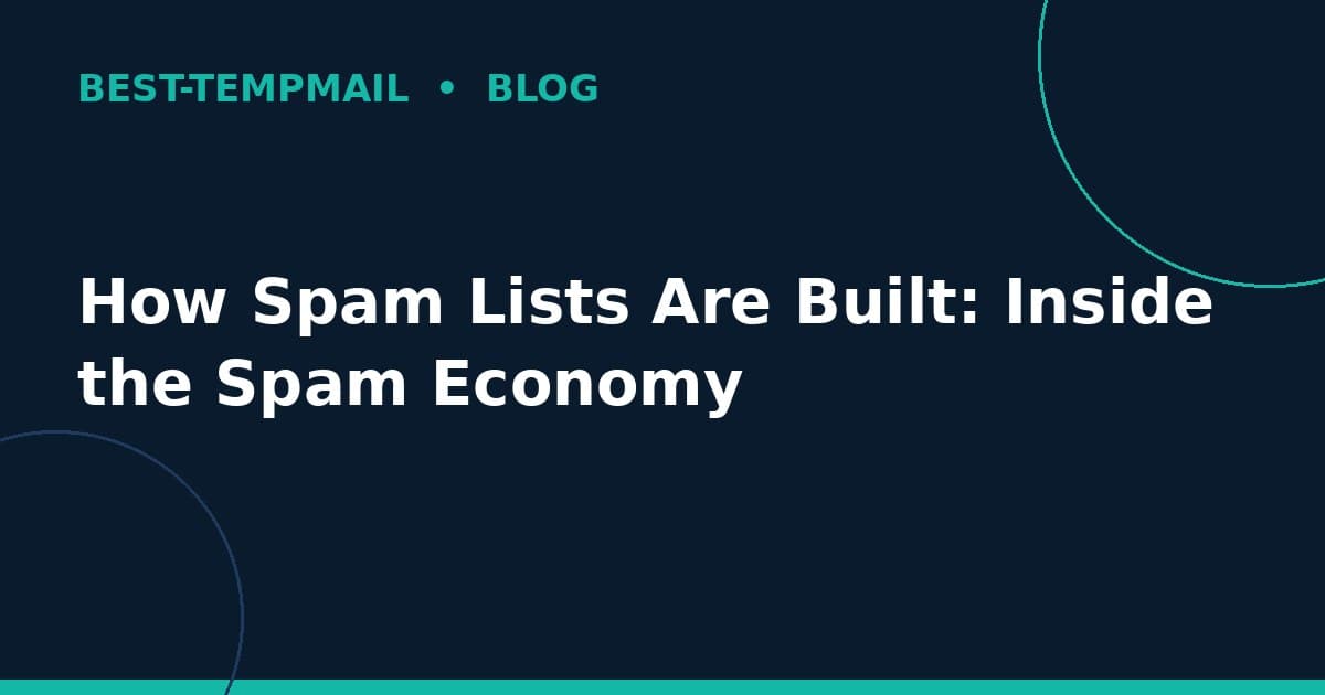 How Spam Lists Are Built: Inside the Spam Economy