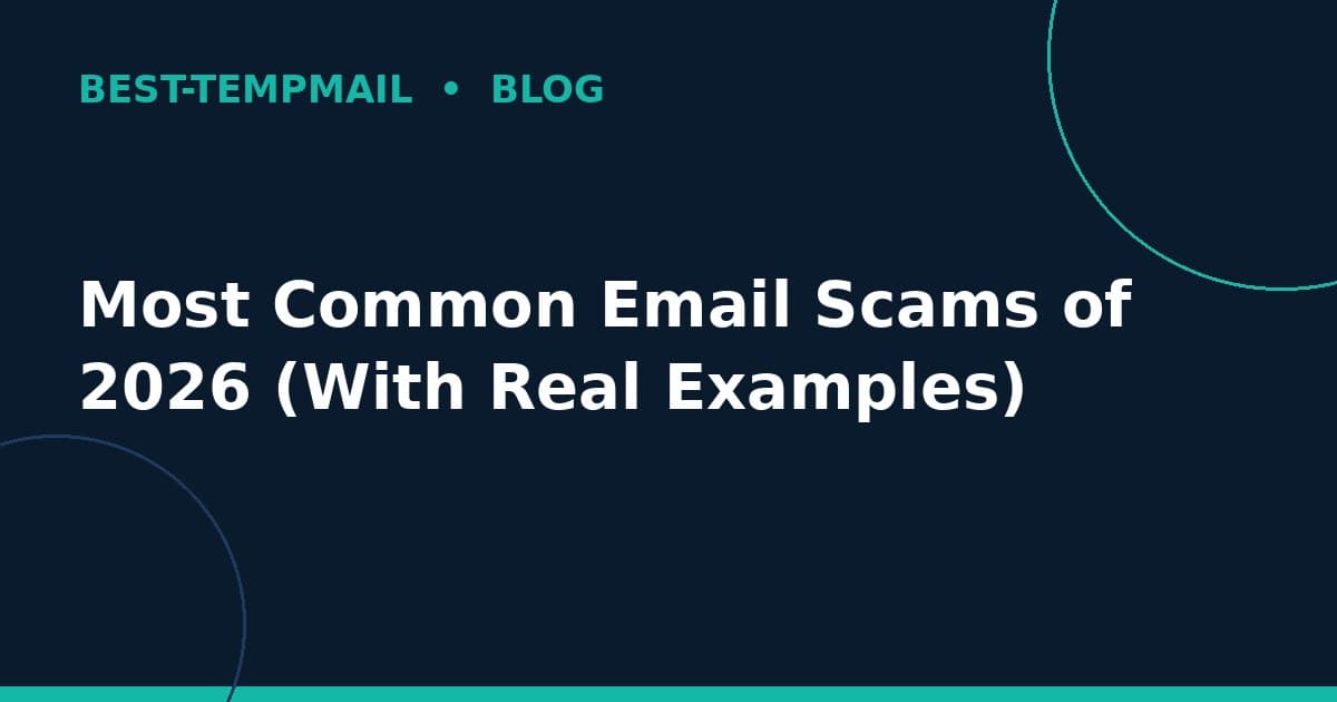 Most Common Email Scams of 2026 (With Real Examples)